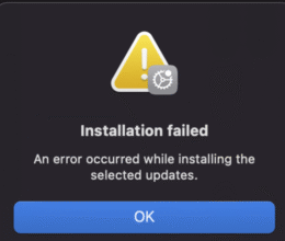 Unable to install macOS Sequoia 15.4 on MacBook Pro